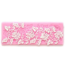 Amazon Vendor Rattan Shape Flower Leaf Silicone Lace Decoration Mould